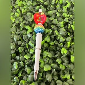 Teacher Focal Bead Pen